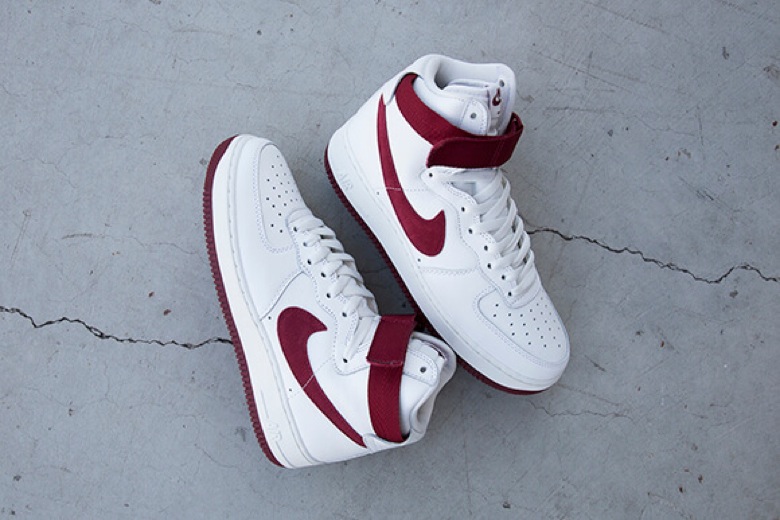 nike air force 1 hi team red