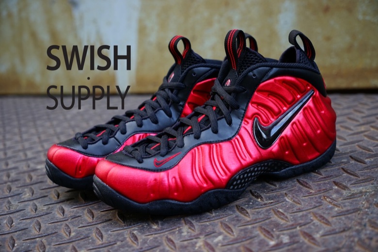 nike air foamposite pro red-1