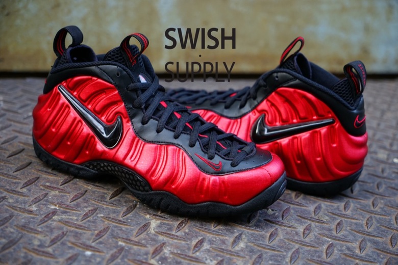nike air foamposite pro red-3