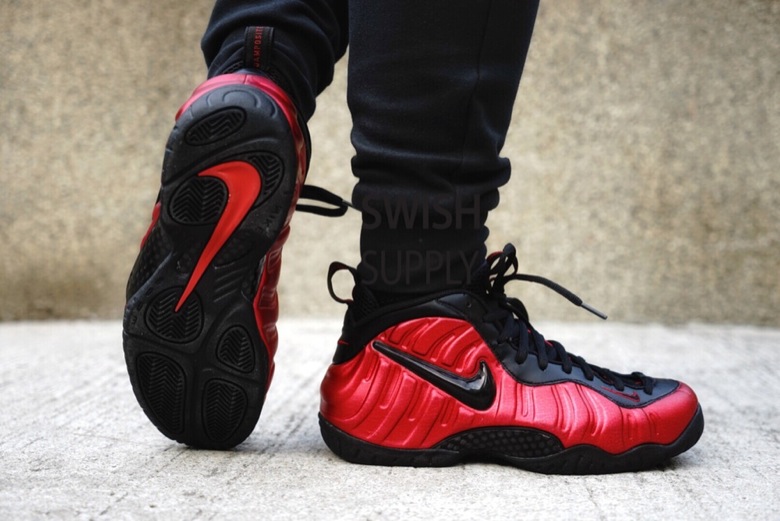 nike air foamposite pro red