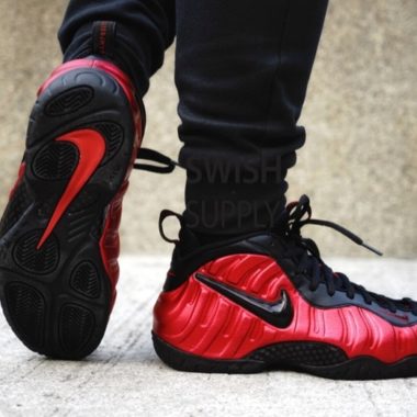 nike air foamposite pro red