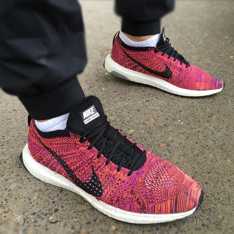 nike flyknit racer adidas ultra boost