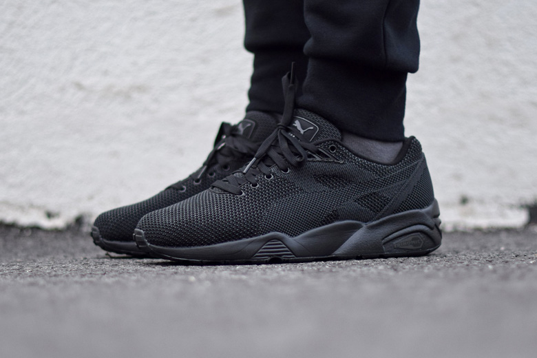 puma r698 knit mesh