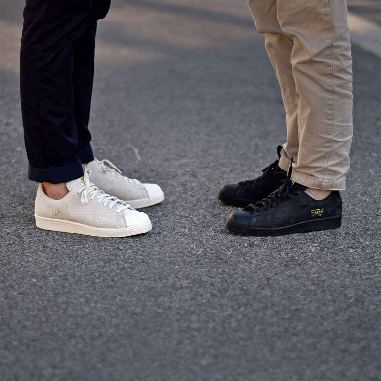 adidas superstar 80s clean white