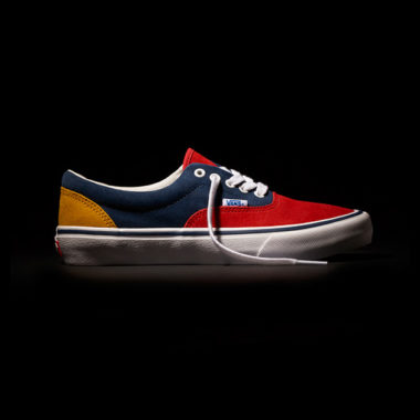 vans rouge jaune bleu