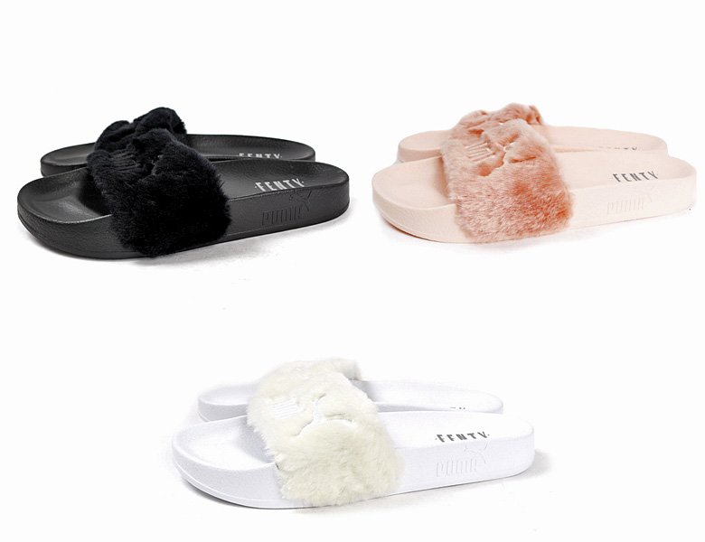 claquette fenty puma fourrure