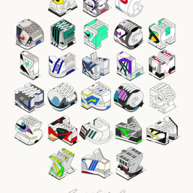 alphabet sneakers