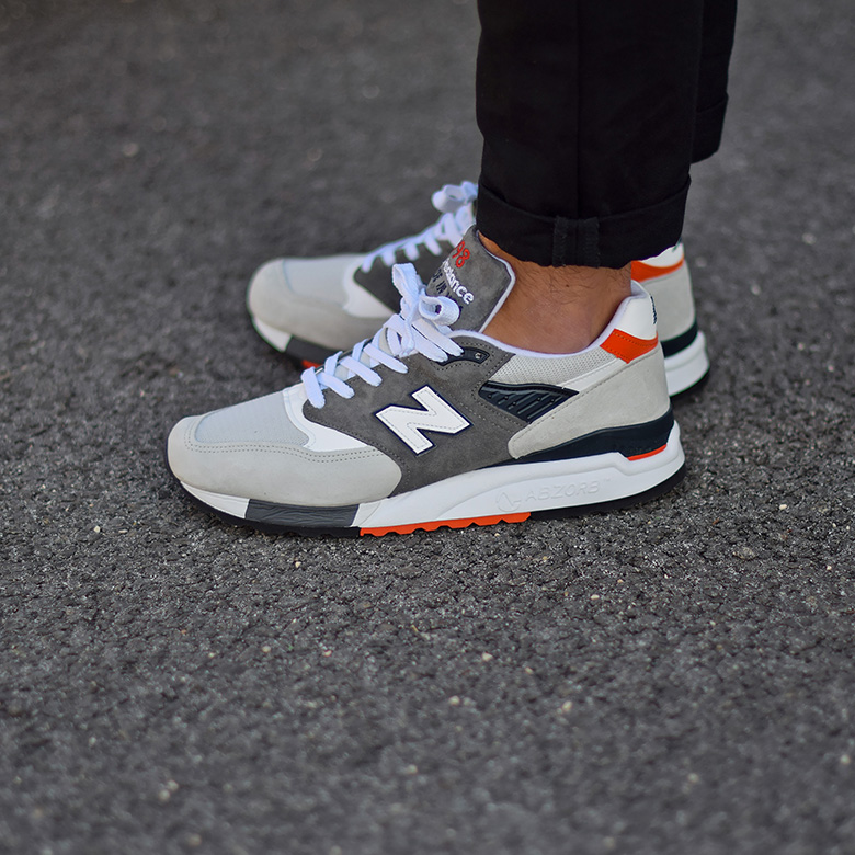 new balance gris foncé