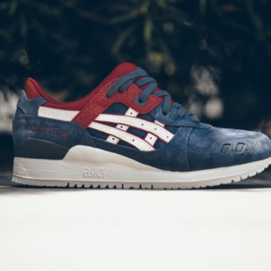 asics gel lyte III indian ink slight white