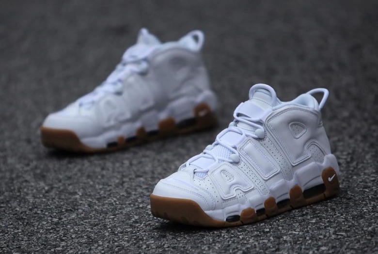 nike air more uptempo white gum