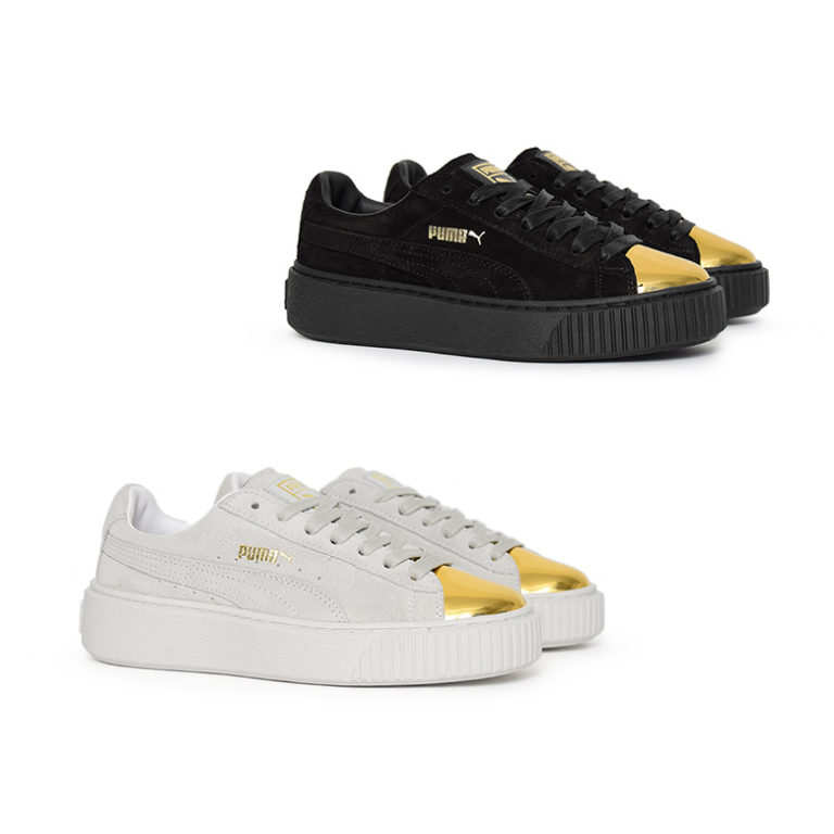 puma suede classic gold femme