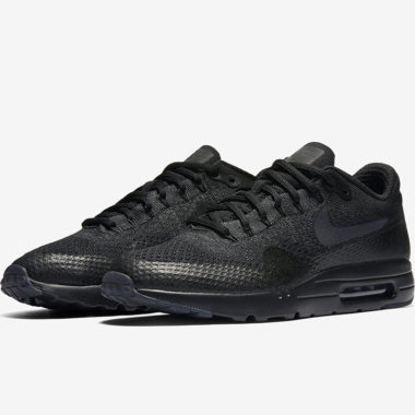 Nike air max 1 ultra flyknit sales triple black