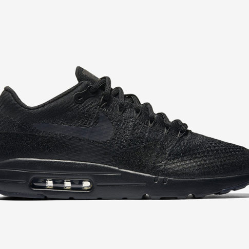 Nike Air Max 1 Ultra Flyknit Triple Black - Sneakers.fr