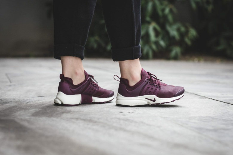 Nike air presto premium night maroon sale