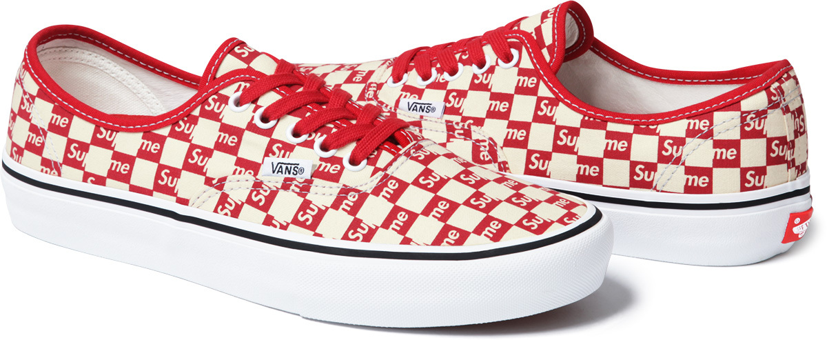 Supreme X Vans - Checkers Collection - Sneakers Fr