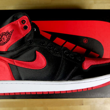 air jordan 1 bred banned satin