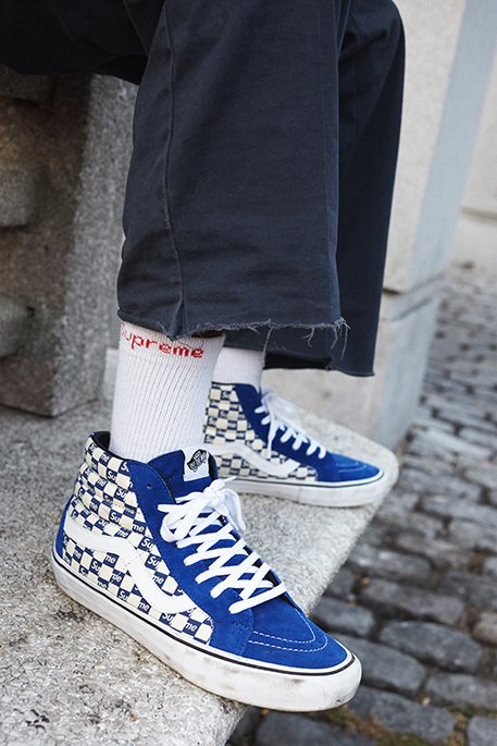 vans checkers supreme