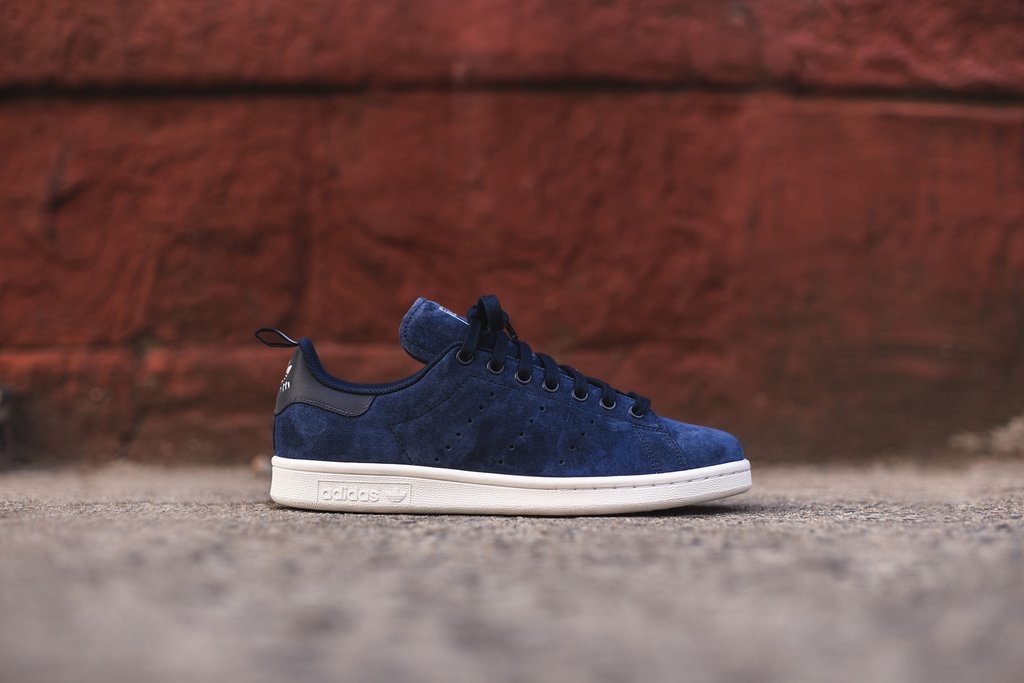 adidas stan smith suede bleu marine