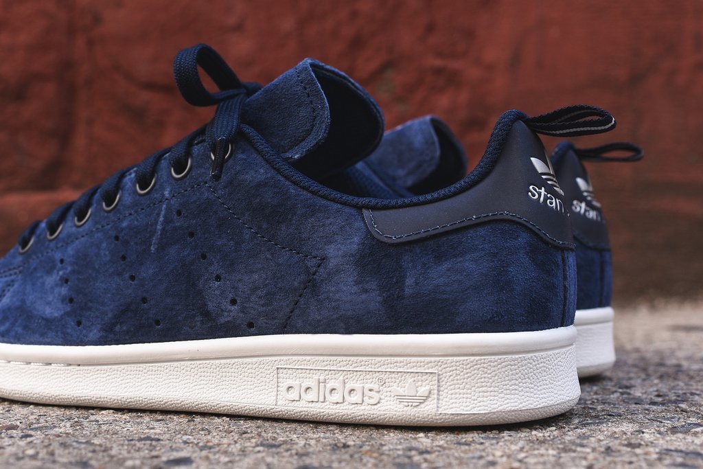 adidas stan smith blanche et bleu marine