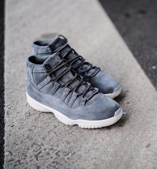 jordan 11 grey suede