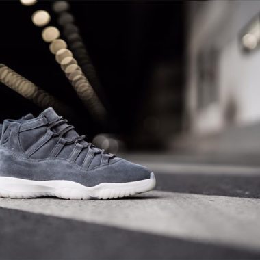 air jordan 11 grey suede