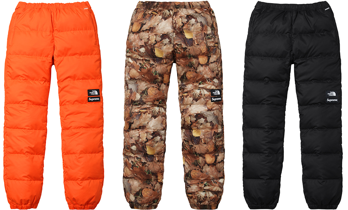 the north face nuptse pants