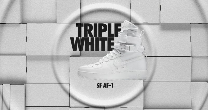 nike special field air force 1 high triple white