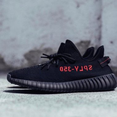 adidas yeezy black red