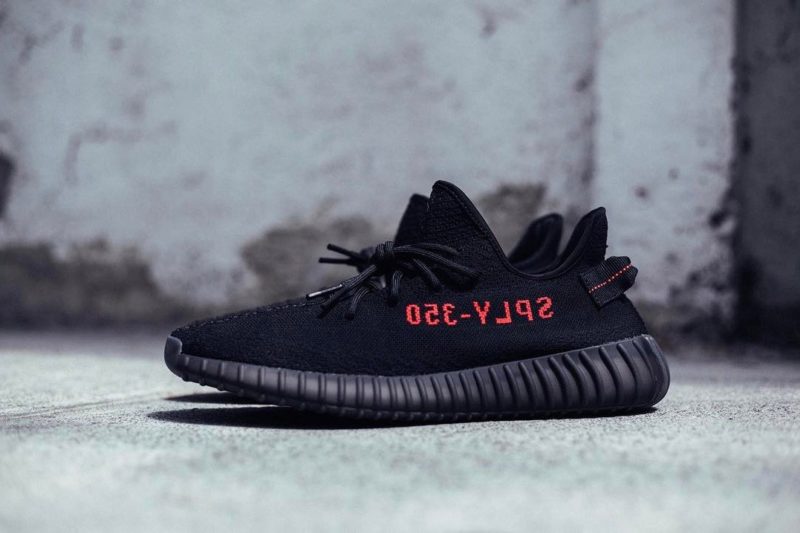 adidas yeezy black red