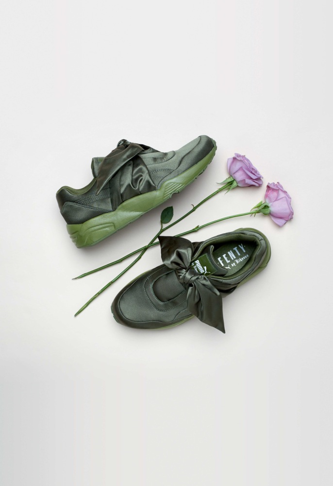 puma creepers rihanna vert