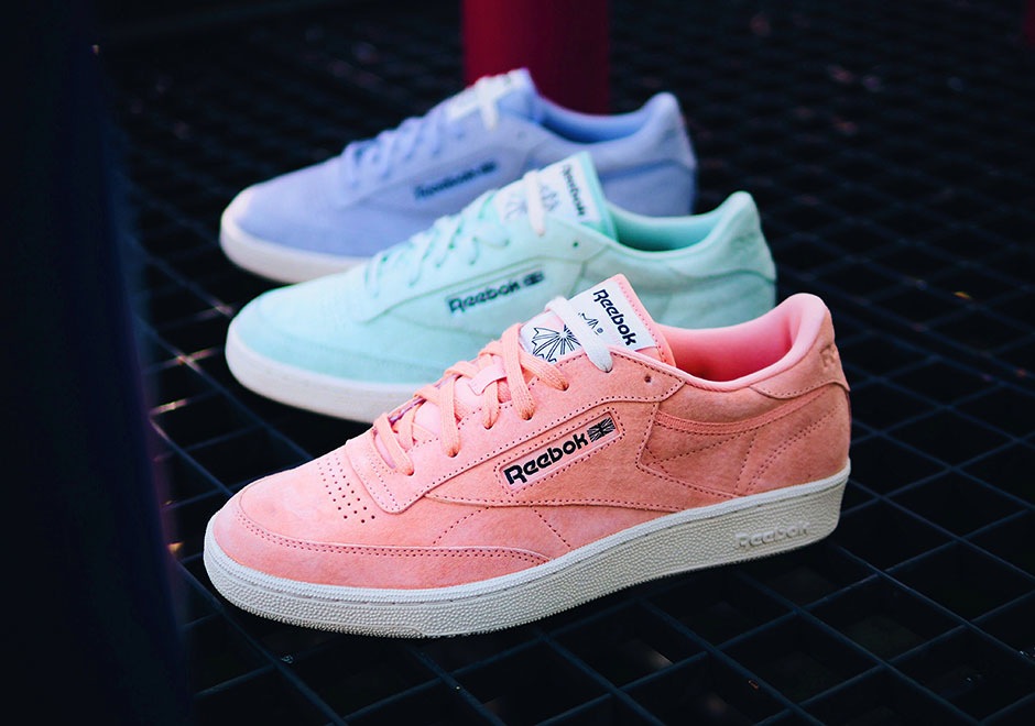 reebok couleur pastel