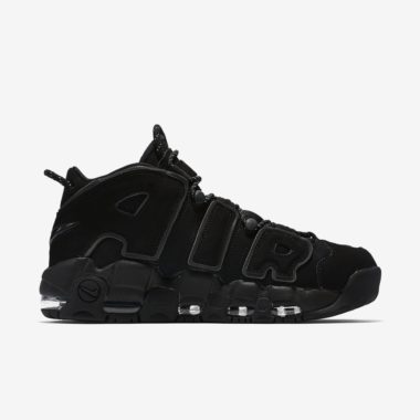 nike air more uptempo triple black
