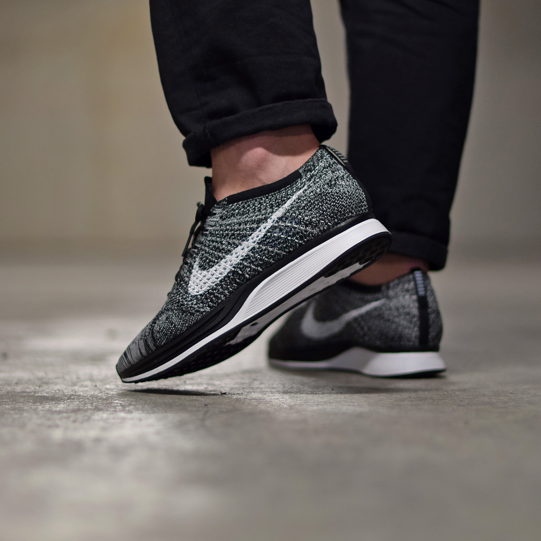 Flyknit cheap racer oreo