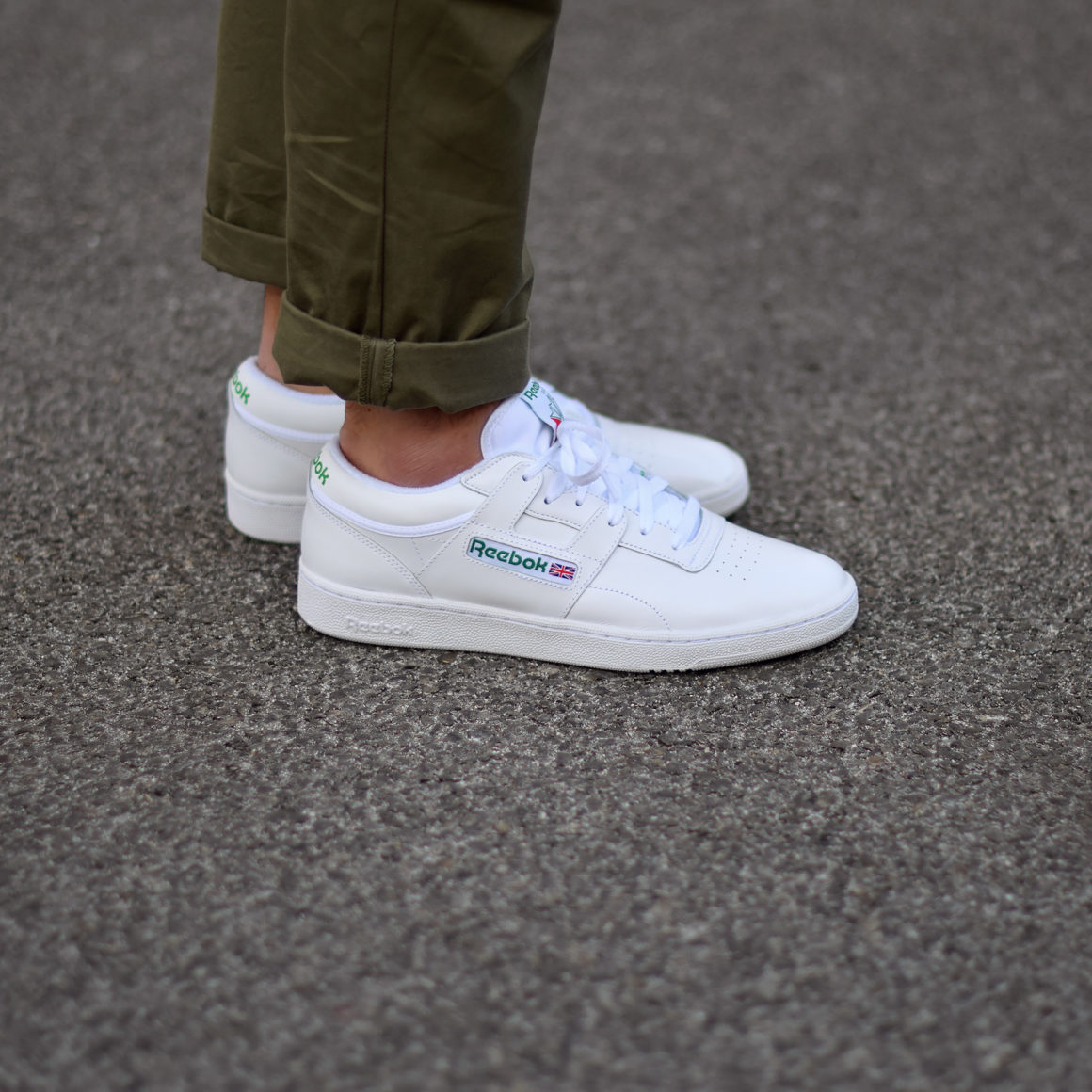 reebok lifters homme verte