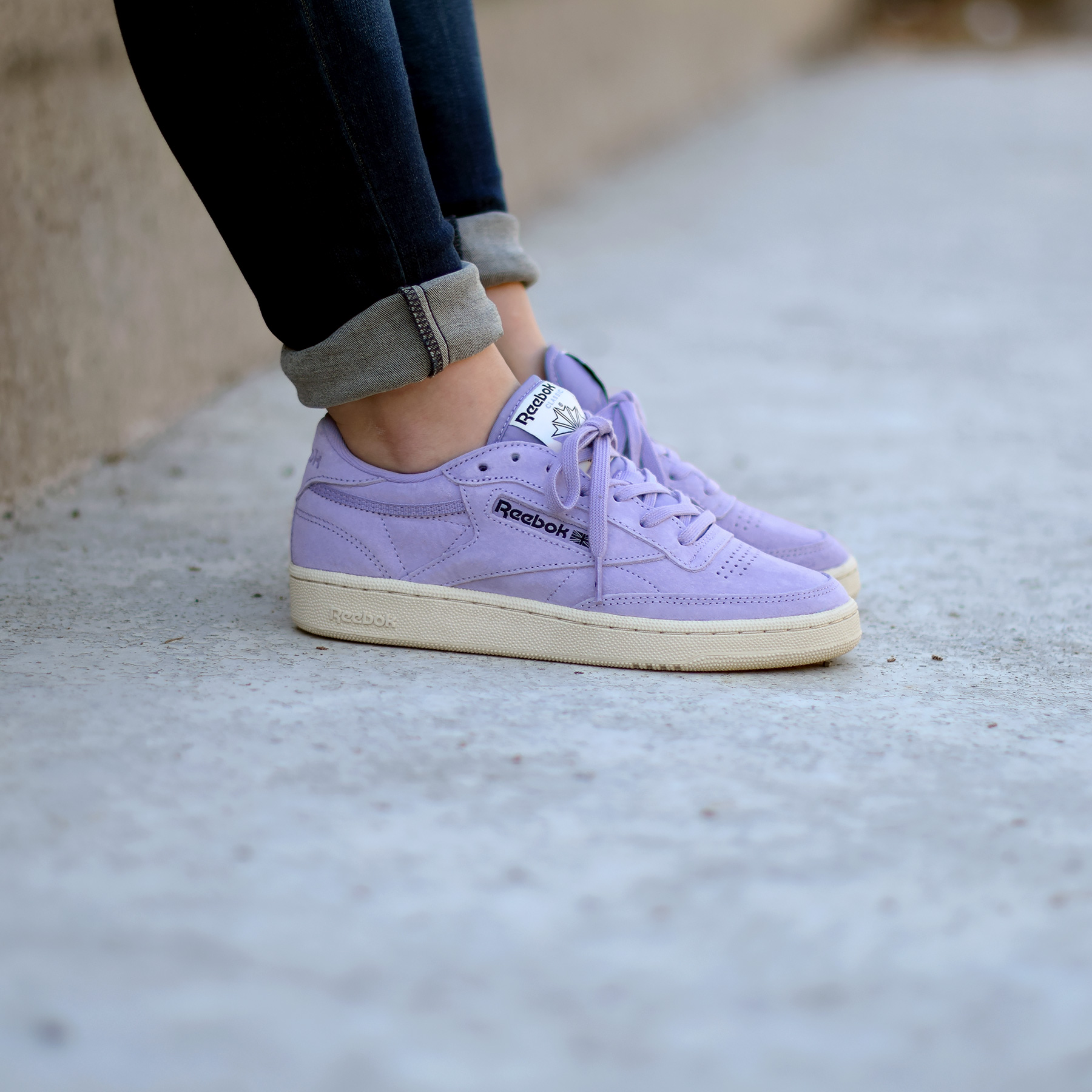 reebok club c 85 lavender