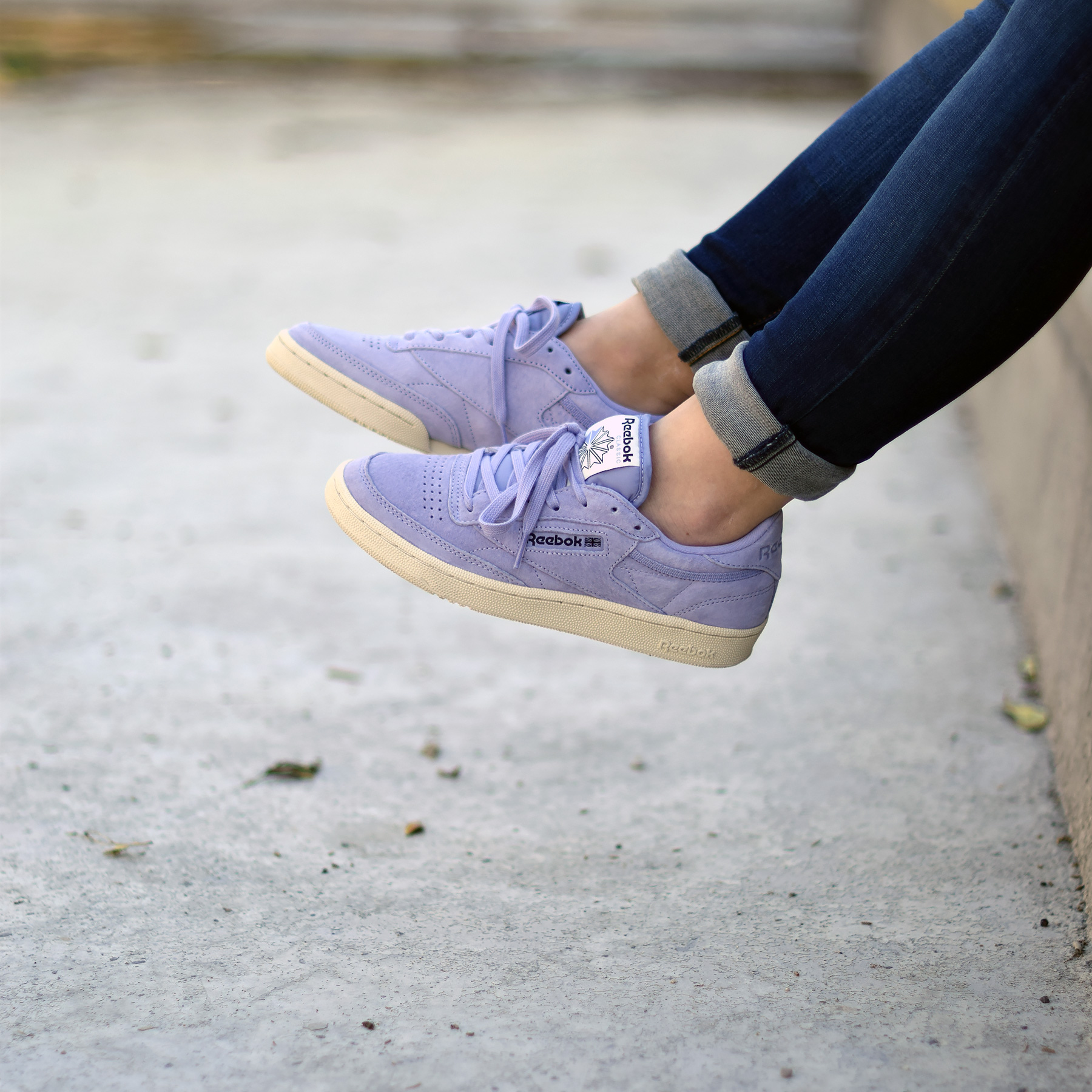 reebok club c 85 violet