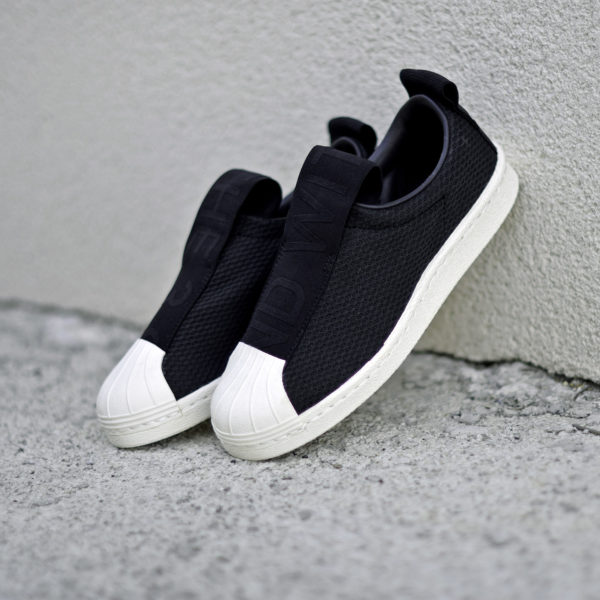 adidas superstar slip on noir