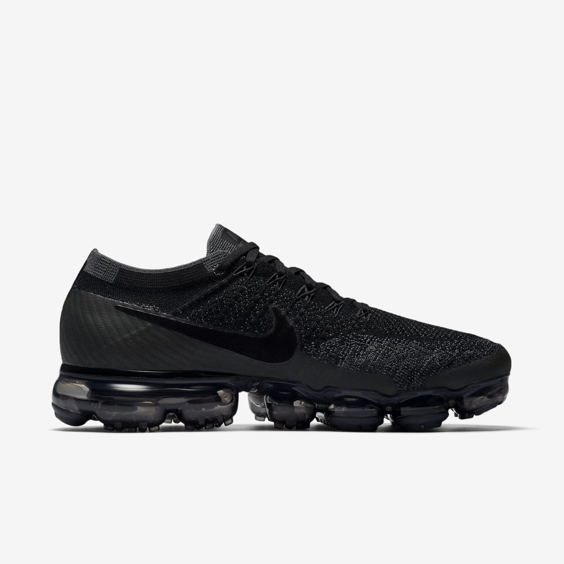 nike vapormax flyknit triple black womens