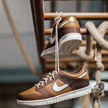 nike dunk qs paris gymnase brown