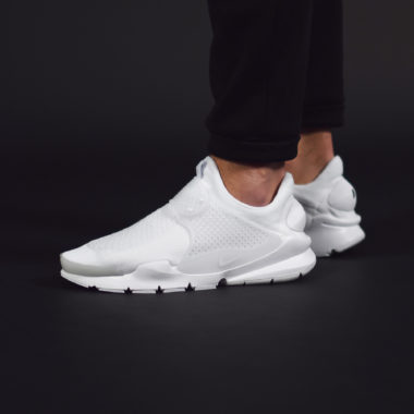 nike sock dart blanche