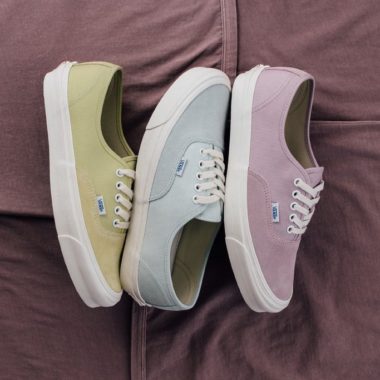 vans jaune pastel