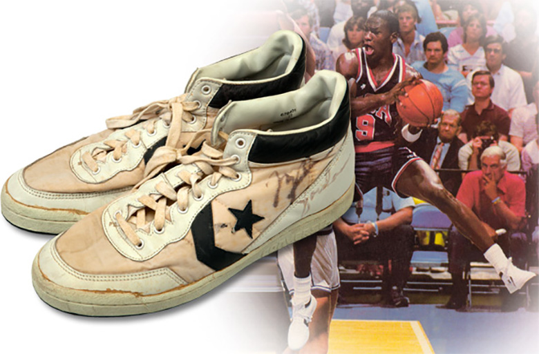 Une Converse de Michael Jordan adjugée 