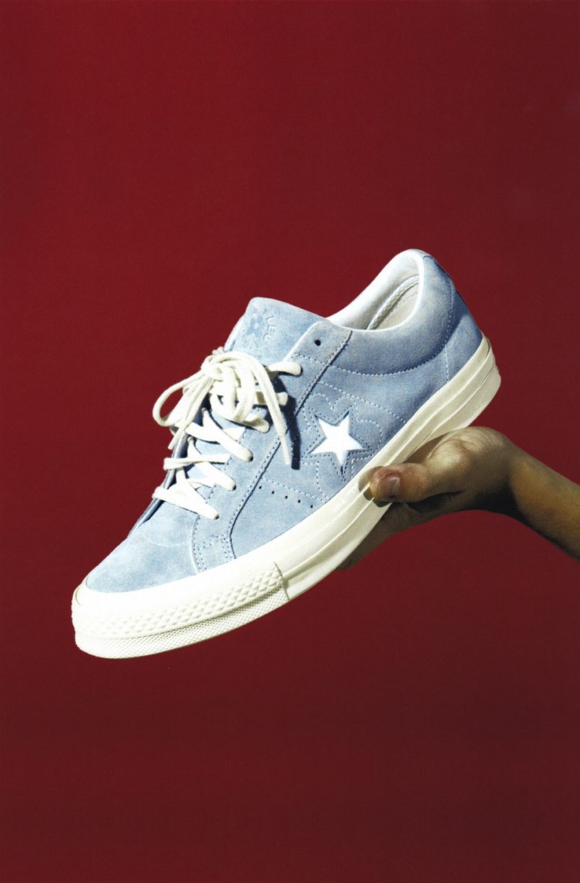 converse one star bleu pastel