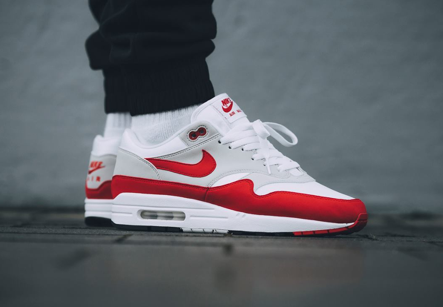 nike air max 1 rouge et blanche online