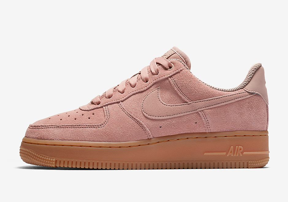 low top pink air force ones