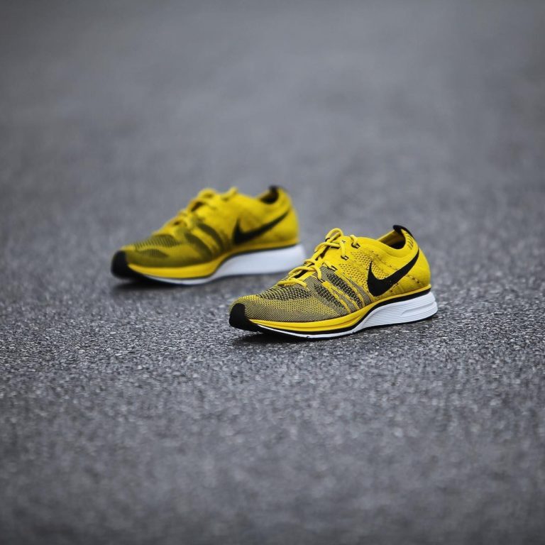 nike flyknit trainer bright citron