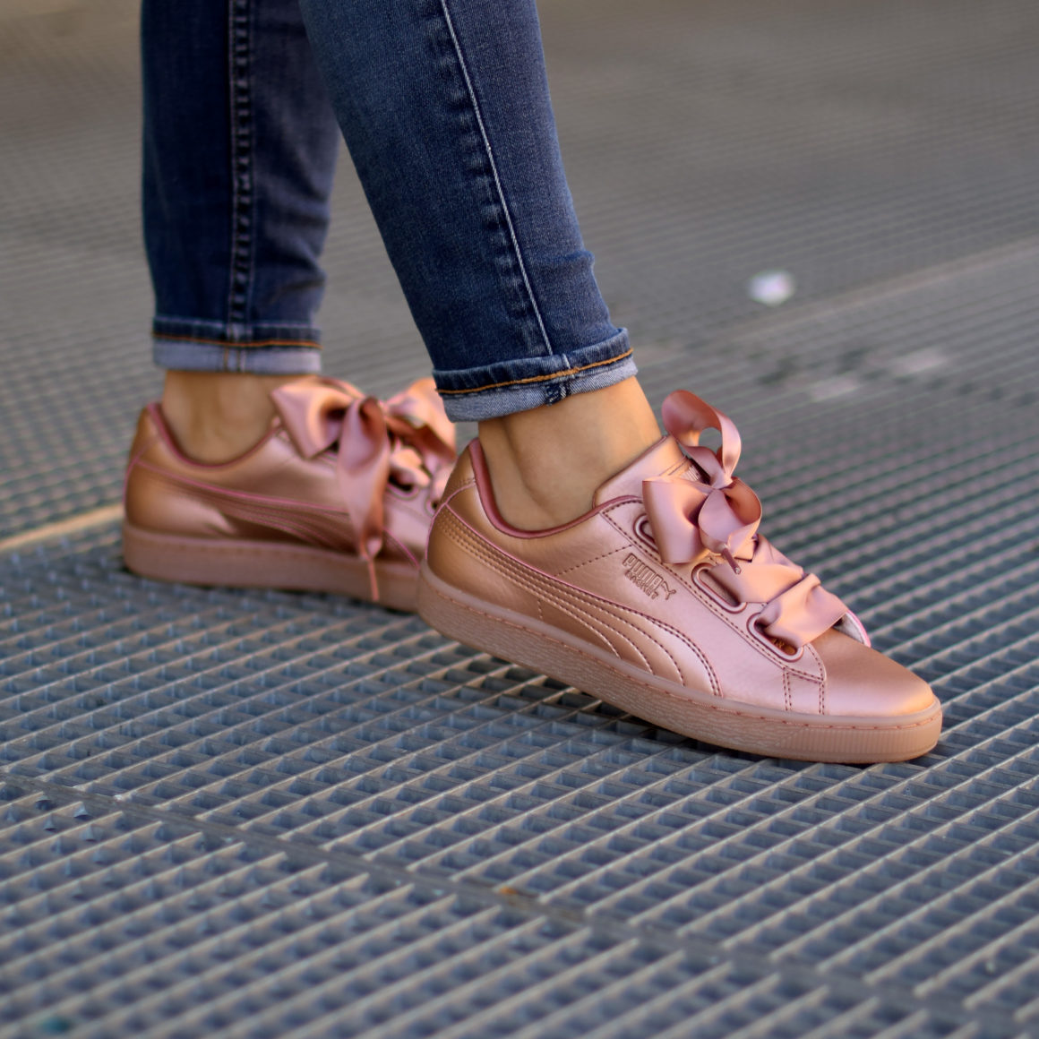 puma basket cooper rose