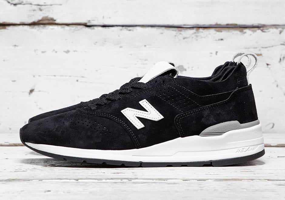 New Balance 997 Deconstructed Black Suede