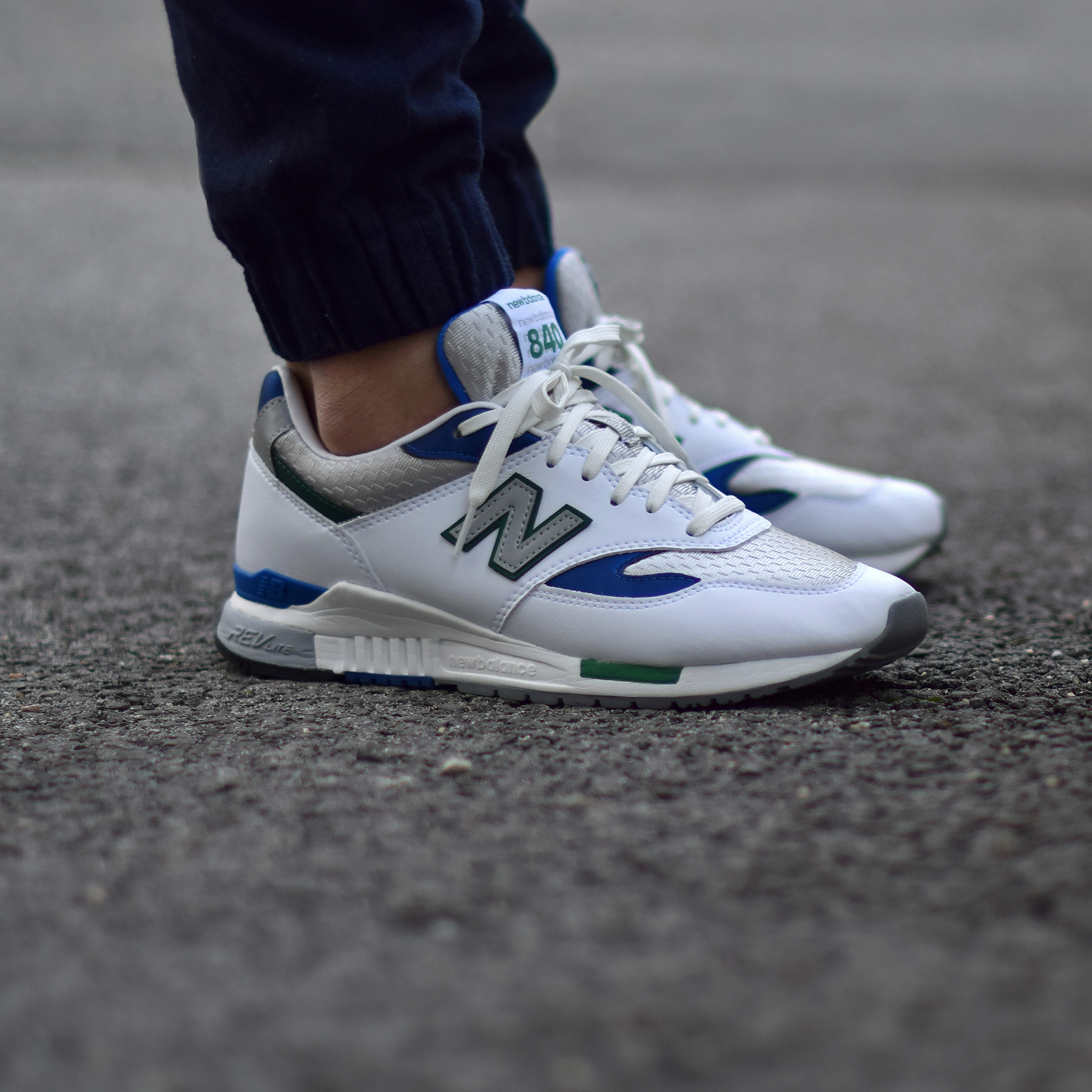 blue and green new balance