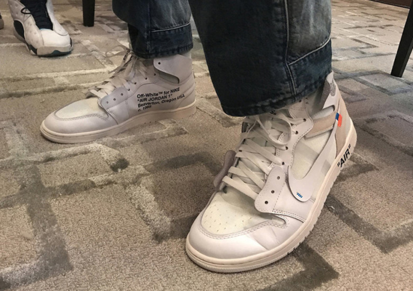 Air jordan off white blanche shop